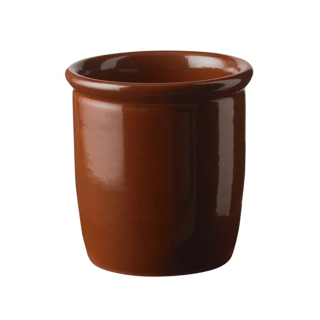 Pickle jar 0.5 l, brown Knabstrup Keramik