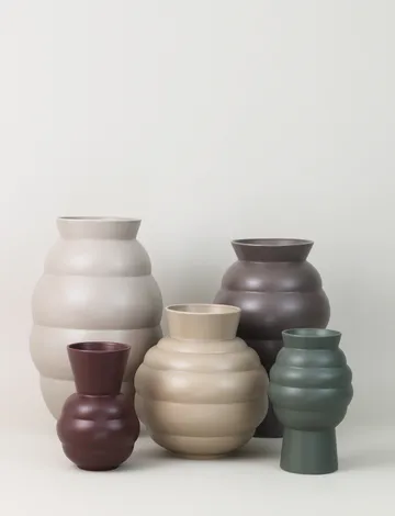 Tortus Archie vase No2 23.5 cm - Dark green - Knabstrup Keramik