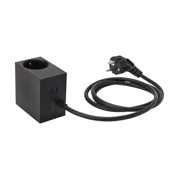 Cuboid+ power strip USB-C 30W 2 m - Black - Kord