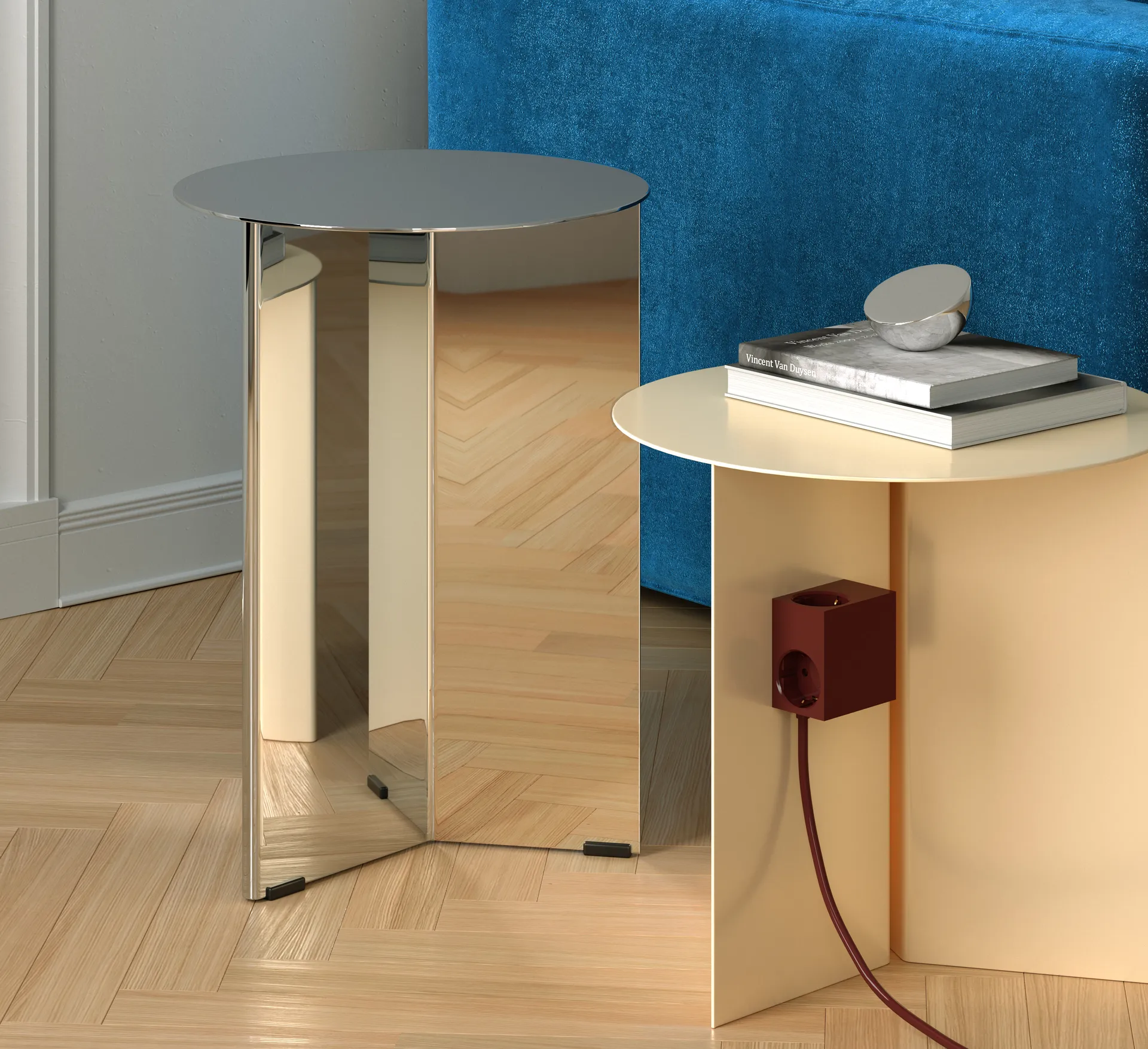 Cuboid+ power strip USB-C 30W 2 m, Fired Brick Kord