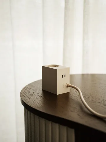 Cuboid+ power strip USB-C 30W 2 m - Pearled Ivory (white) - Kord