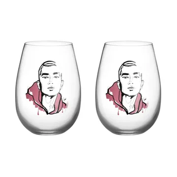 All about you tumbler glass 57 cl 2-pack - Close to him - Kosta Boda