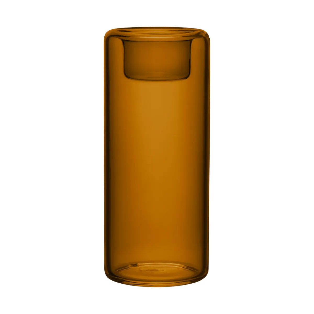Happy candle holder 3 pieces, Amber Kosta Boda