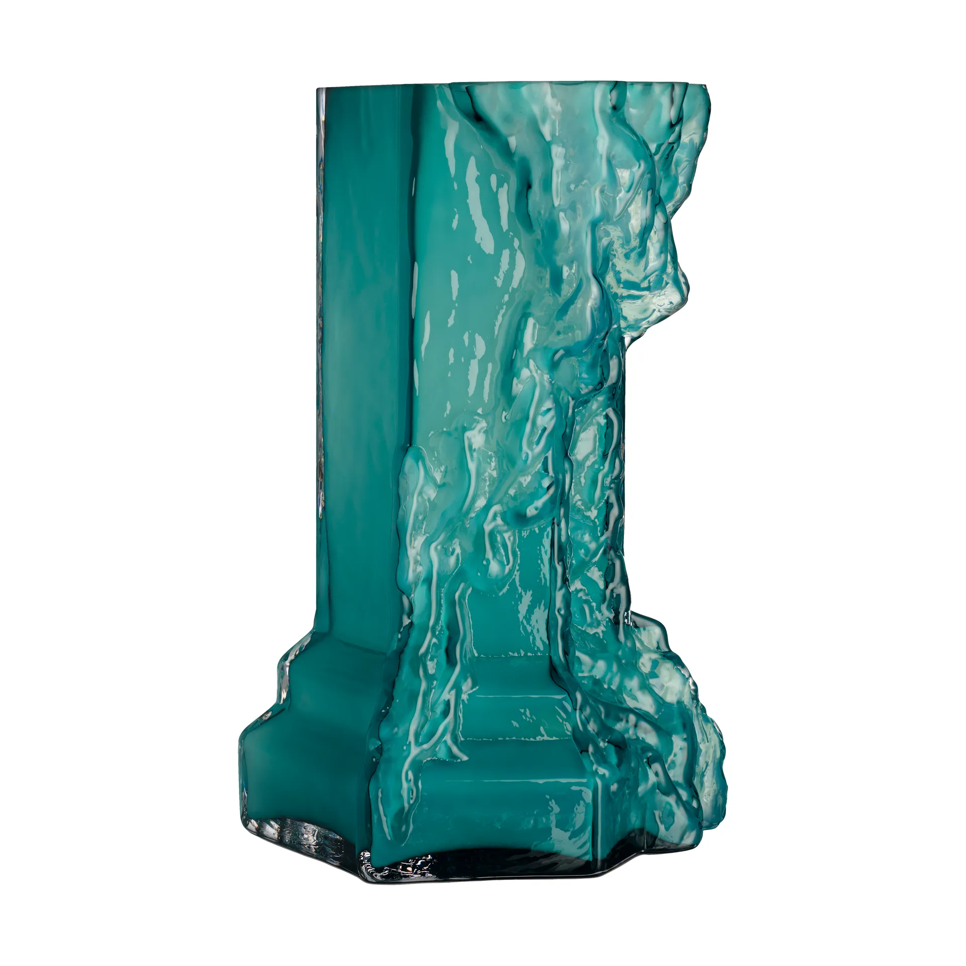 Rocky Baroque vase 35 cm, Chrysocolla Kosta Boda