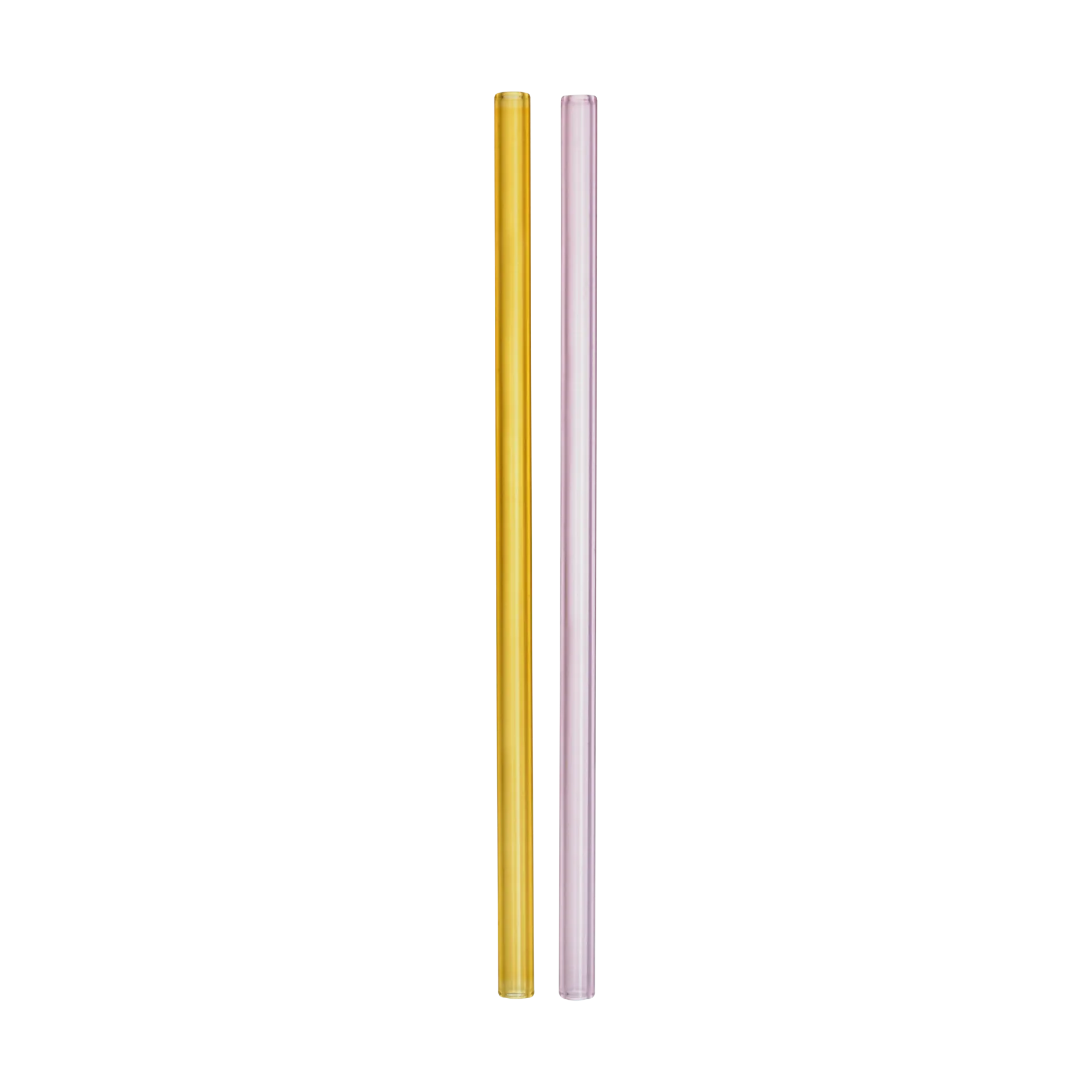 Sipsavor straws 200 mm 2-pack, Pink-yellow Kosta Boda
