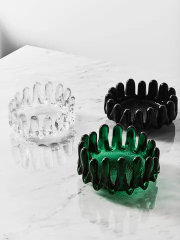 Sunflower bowl - Emerald green, 7.5 cm - Kosta Boda