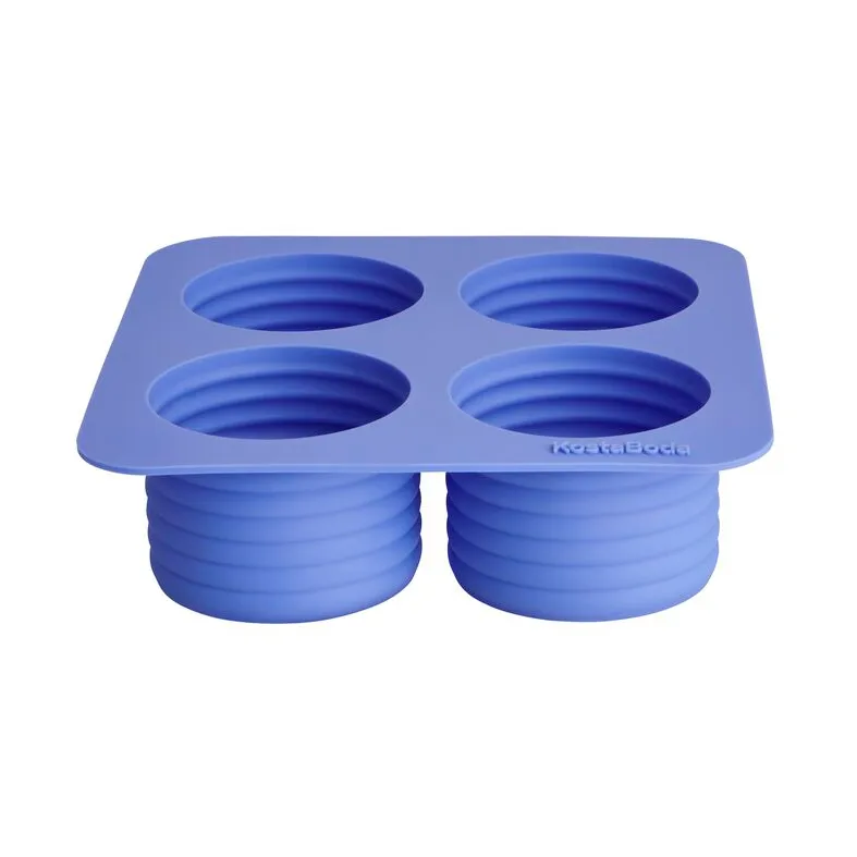 Viva ice cube mold 4 compartments 13 cl, Sea blue Kosta Boda