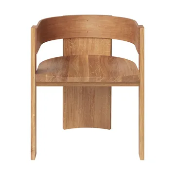 Collector chair - Warm lacquered oak-walnut - Kristina Dam Studio
