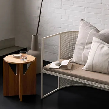 Stool round stool - Oak black, Ø36x42 cm - Kristina Dam Studio