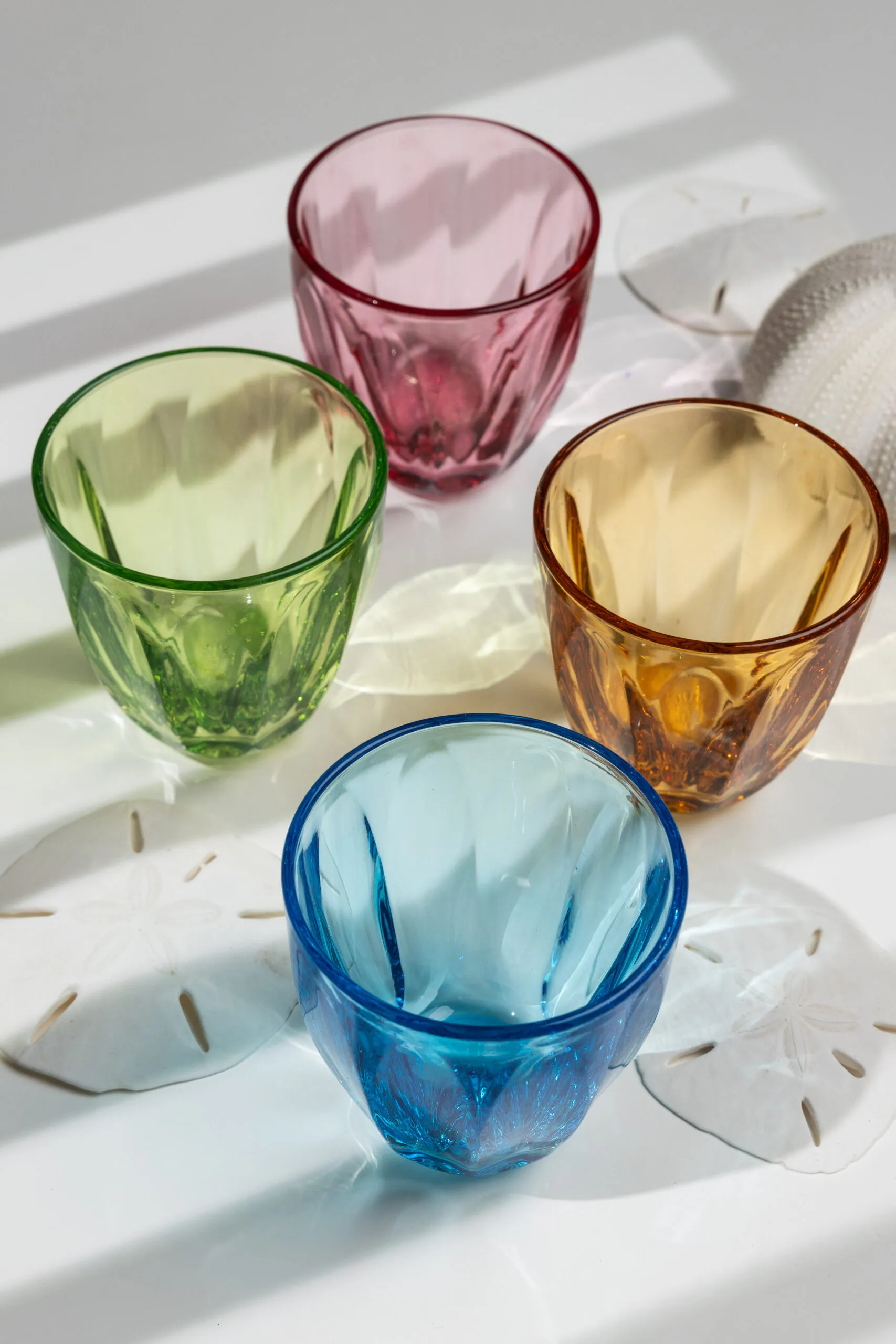 Lily water glass 6-pack, Tangerine La Rochère