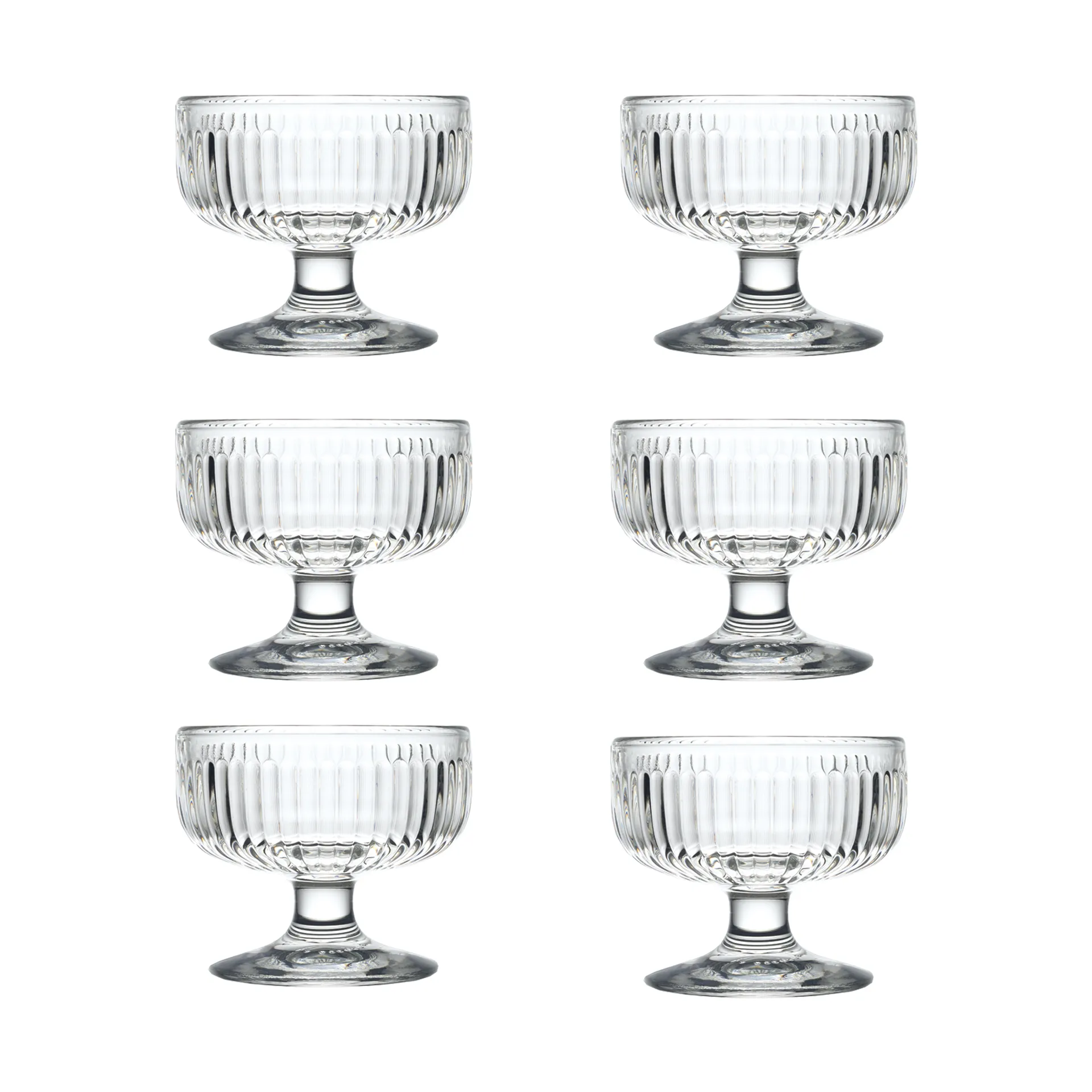 Tahiti dessert bowl 23 cl 6-pack, Clear La Rochère