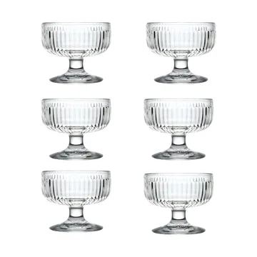 Tahiti dessert bowl 23 cl 6-pack - Clear - La Rochère
