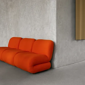 BAU 3 seater sofa, Megan sand - Lammhults