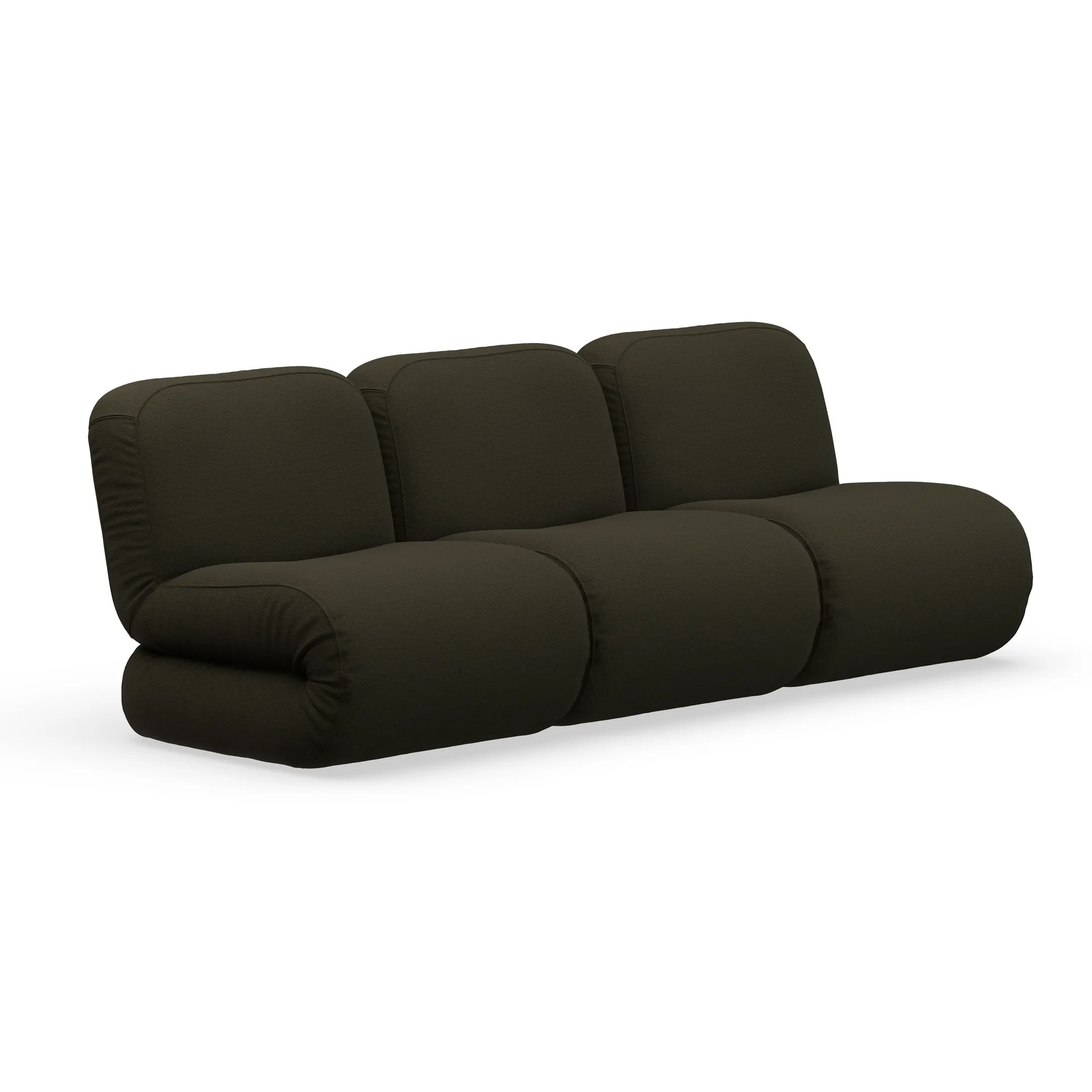 BAU sofa 3 seater, Barnum pine Lammhults