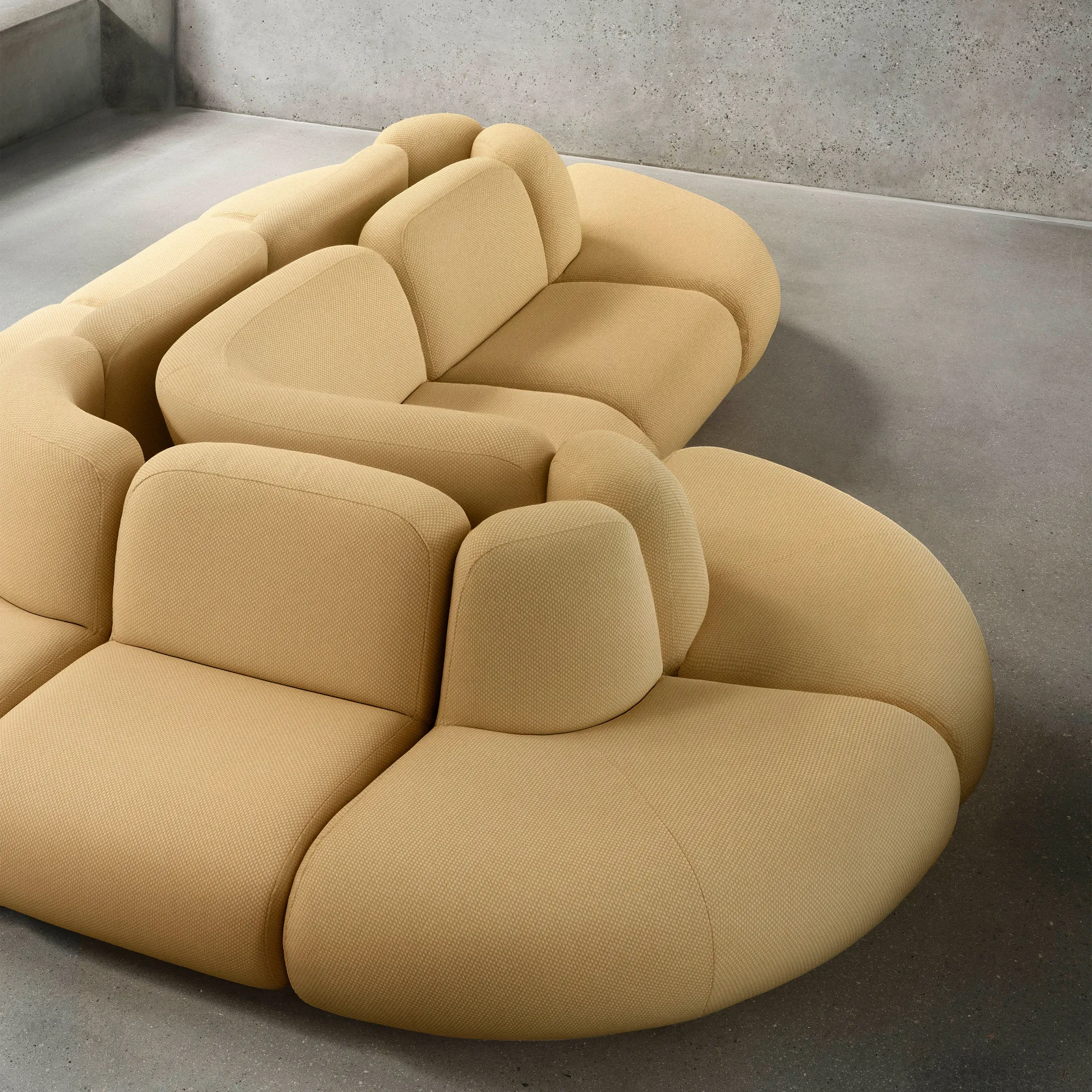 BAU sofa 3 seater, Barnum pine Lammhults