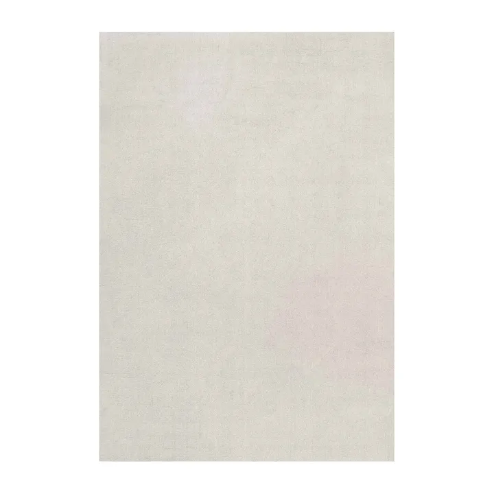Classic solid wool carpet 300x400 cm - Bone white - Layered