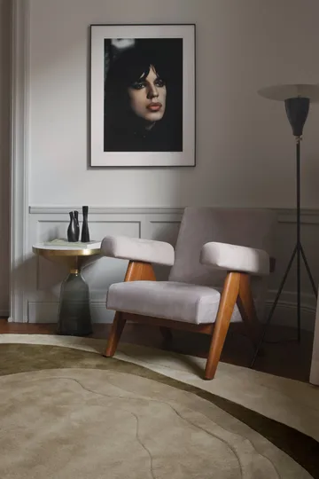 Erik Bratsberg Lozza wool rug - Olive, 270x350 cm - Layered