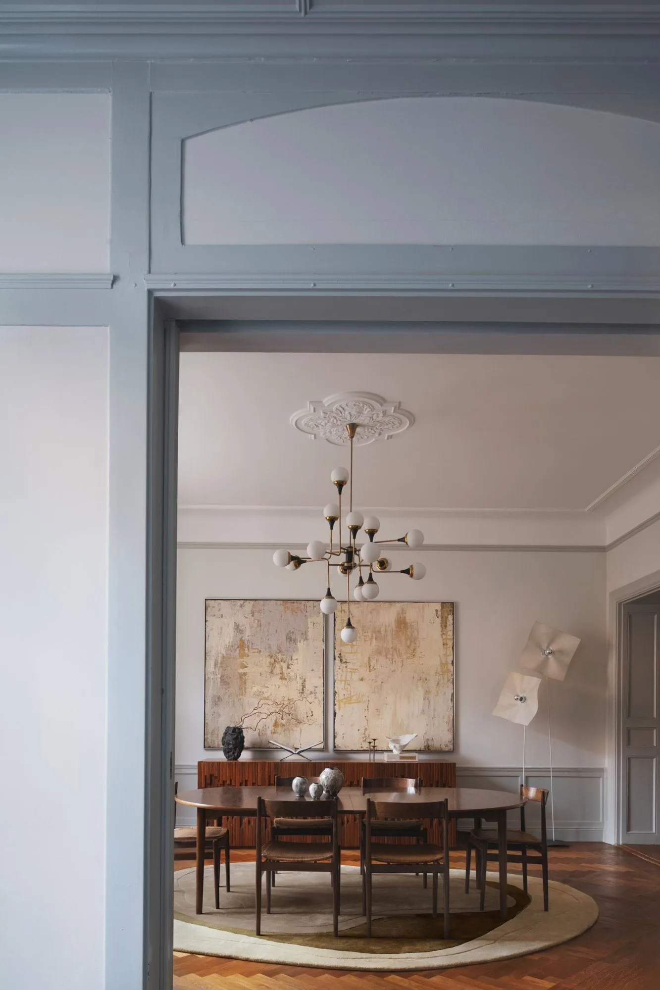 Erik Bratsberg Lozza wool rug, Olive, 270x350 cm Layered