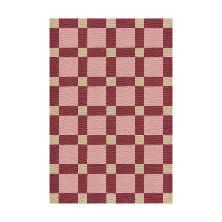Evelina Kroon jute rug 250x350 cm - Plum punch - Layered