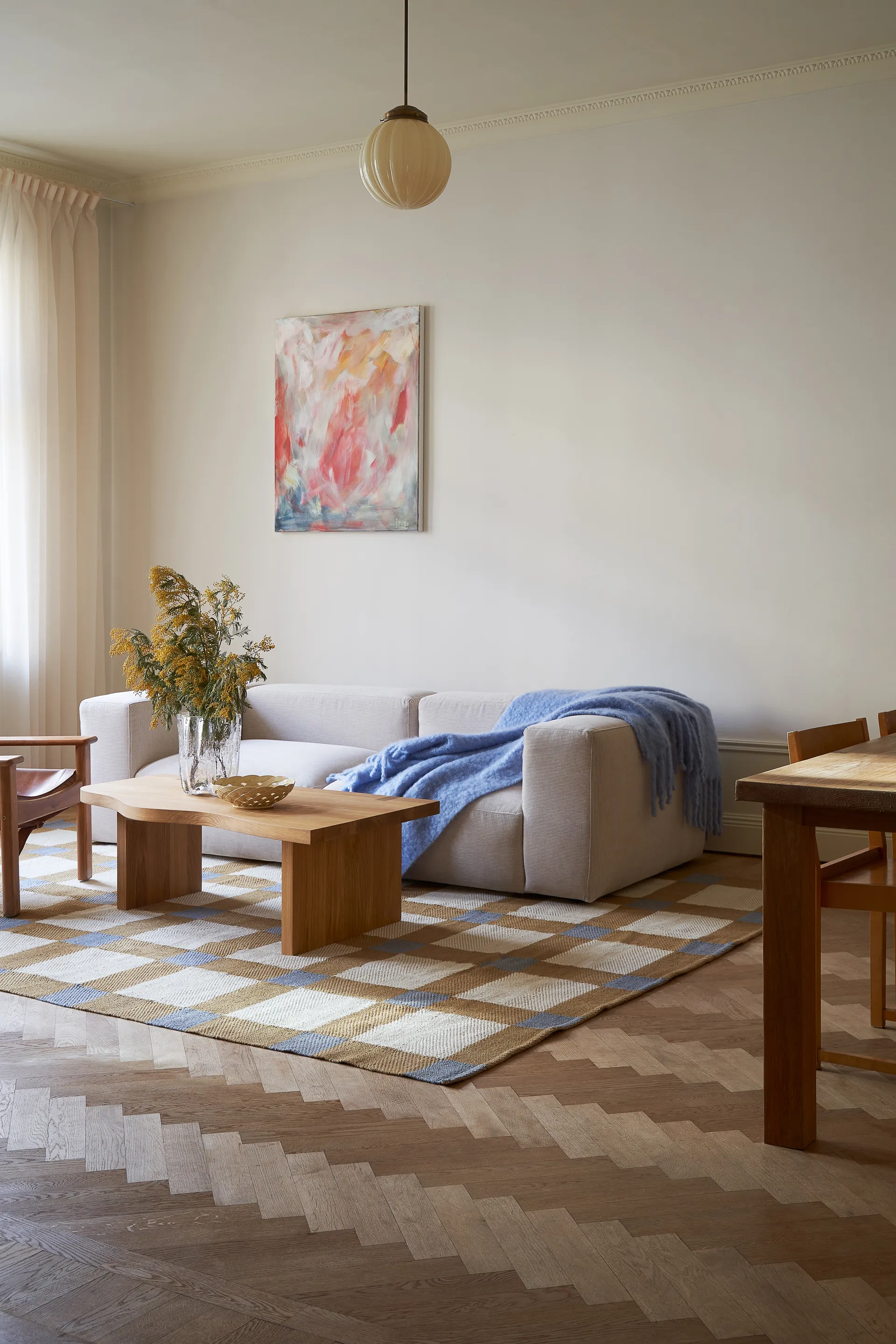Evelina Kroon jute rug 75x200 cm, Dusk Layered