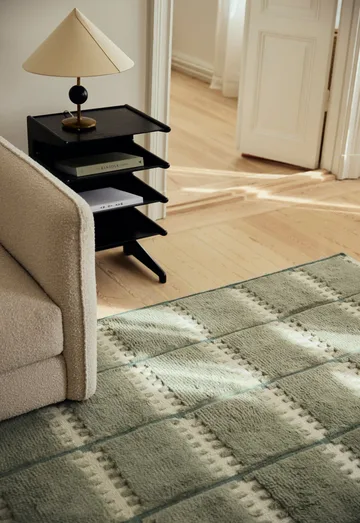 Lilly wool carpet - Green, 200x300 cm - Layered