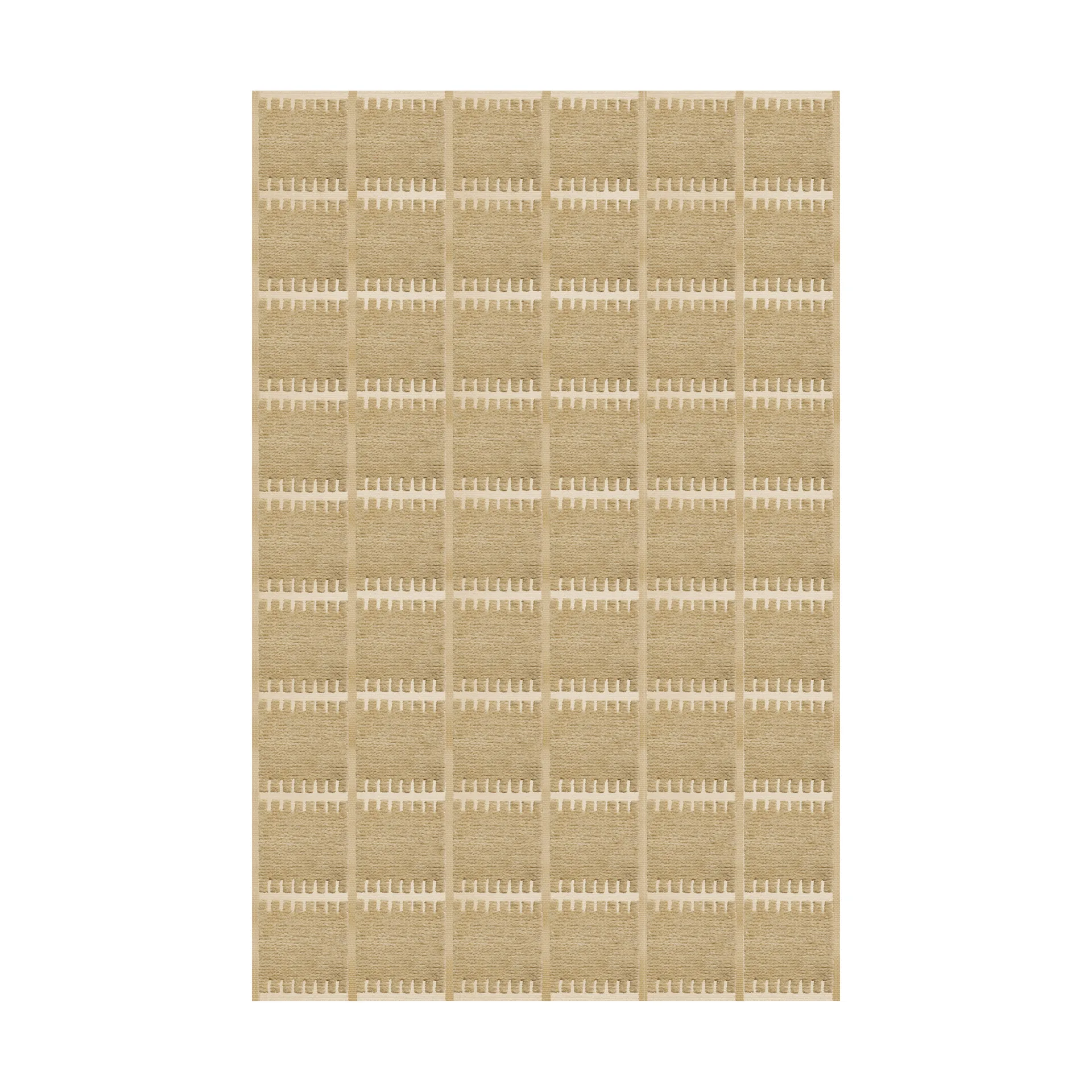 Lilly wool carpet, Mustard. 250x350 cm Layered
