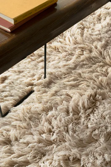 Shaggy rug 180x270 cm - Oatmeal - Layered