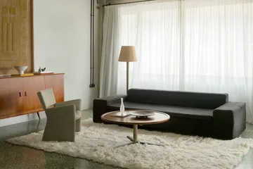 Shaggy rug 250x350 cm - Bone white - Layered