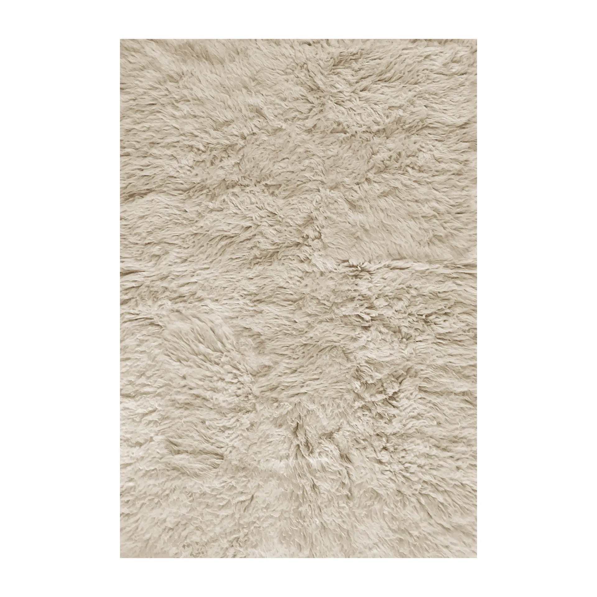 Shaggy rug 250x350 cm, Oatmeal Layered