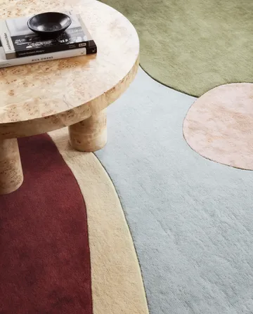 Sleeping Flower wool carpet - 180x270 cm - Layered