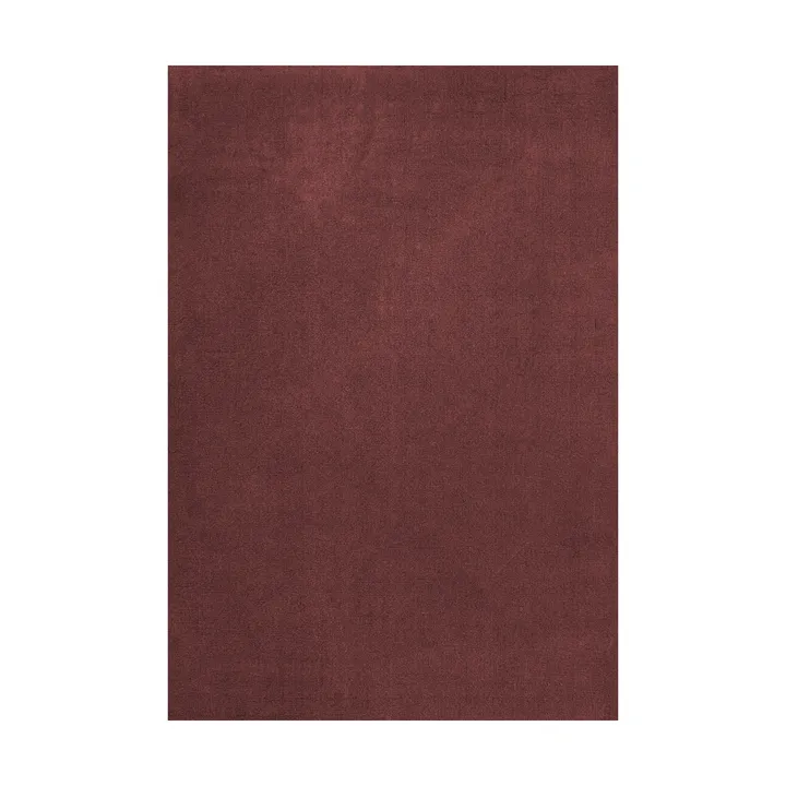Solid Wool wool rug - Ruby red, 250x350 cm - Layered