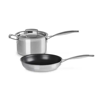 Le Creuset pot and frying pan set - Stainless steel, 2 pieces - Le Creuset