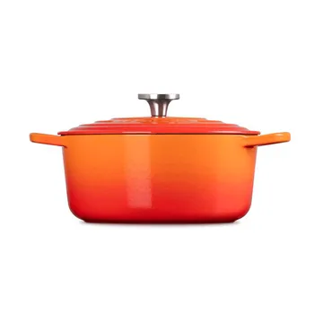 Le Creuset Signature cast iron round casserole - Volcanic, 5.3 l - Le Creuset