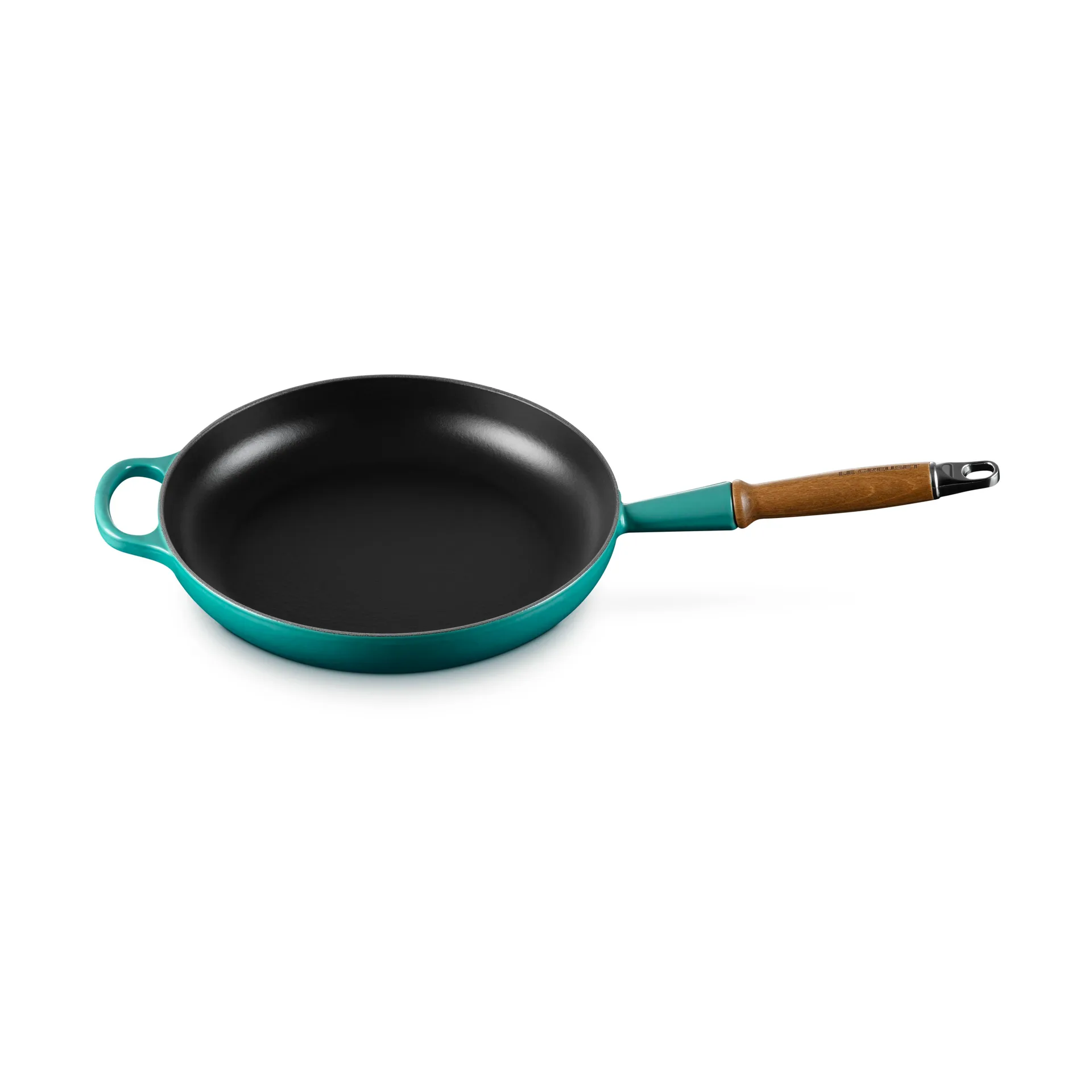 Le Creuset Signature frying pan wooden handle 28 cm, Bleu Riviera Le Creuset
