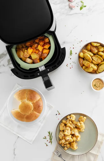 Lékué airfryer mold green - 15 cm - Lékué