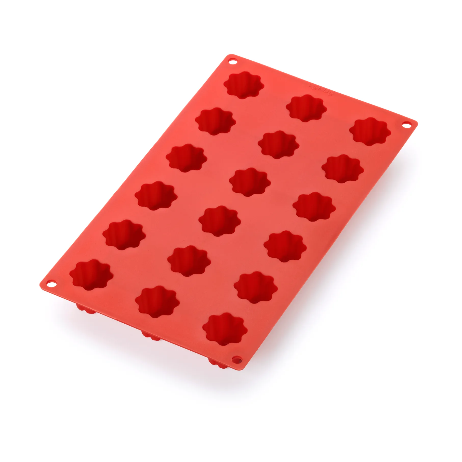Lékué cannelé bordelais silicone mold mini, Red Lékué