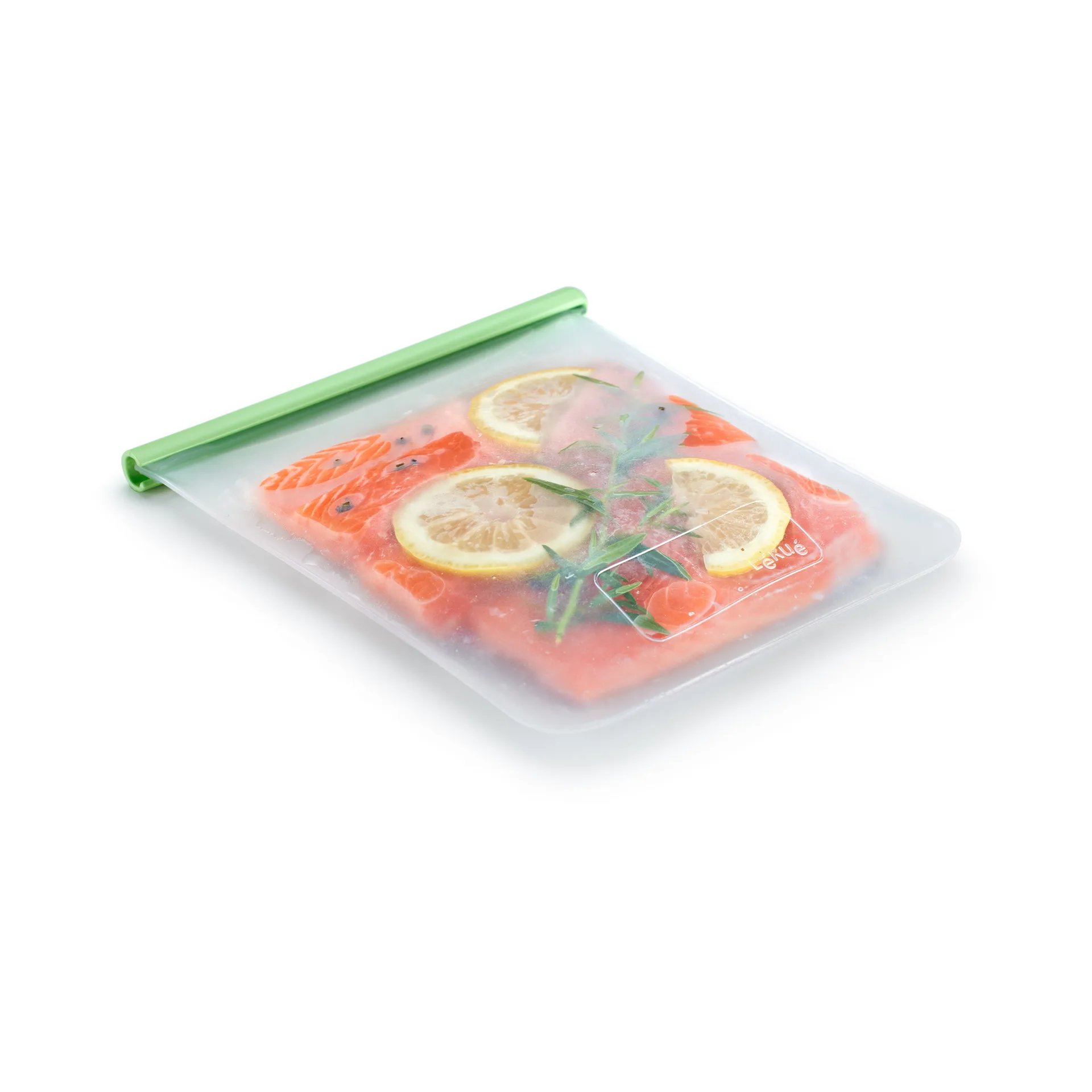 Lékué flat reusable bag green, L Lékué