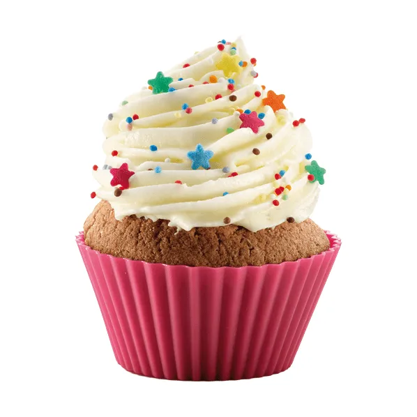 Lékué large muffin molds silicone 6 pieces, Mixed Lékué
