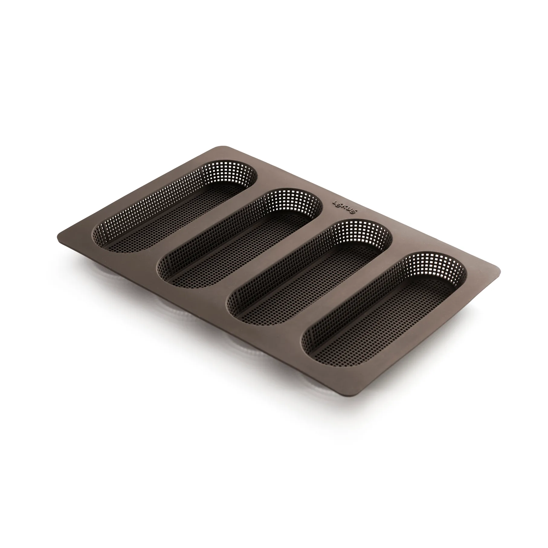 Lékué silicone mold mini baguette, Brown Lékué