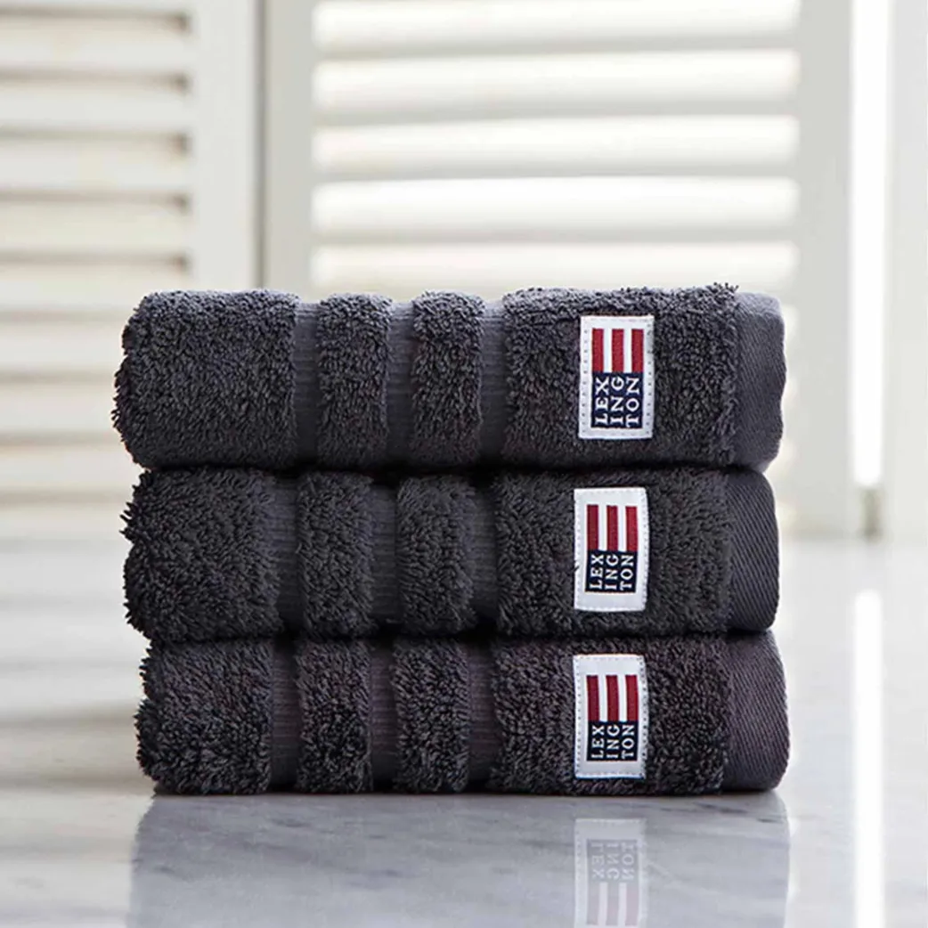Icons Original towel 30x50 cm, charcoal Lexington