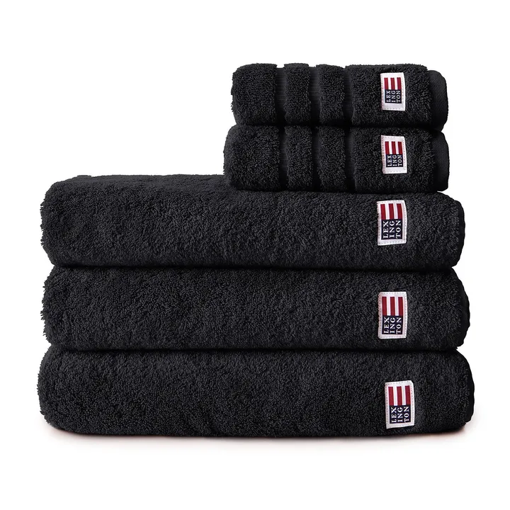 Icons Original towel 50x70 cm - black - Lexington