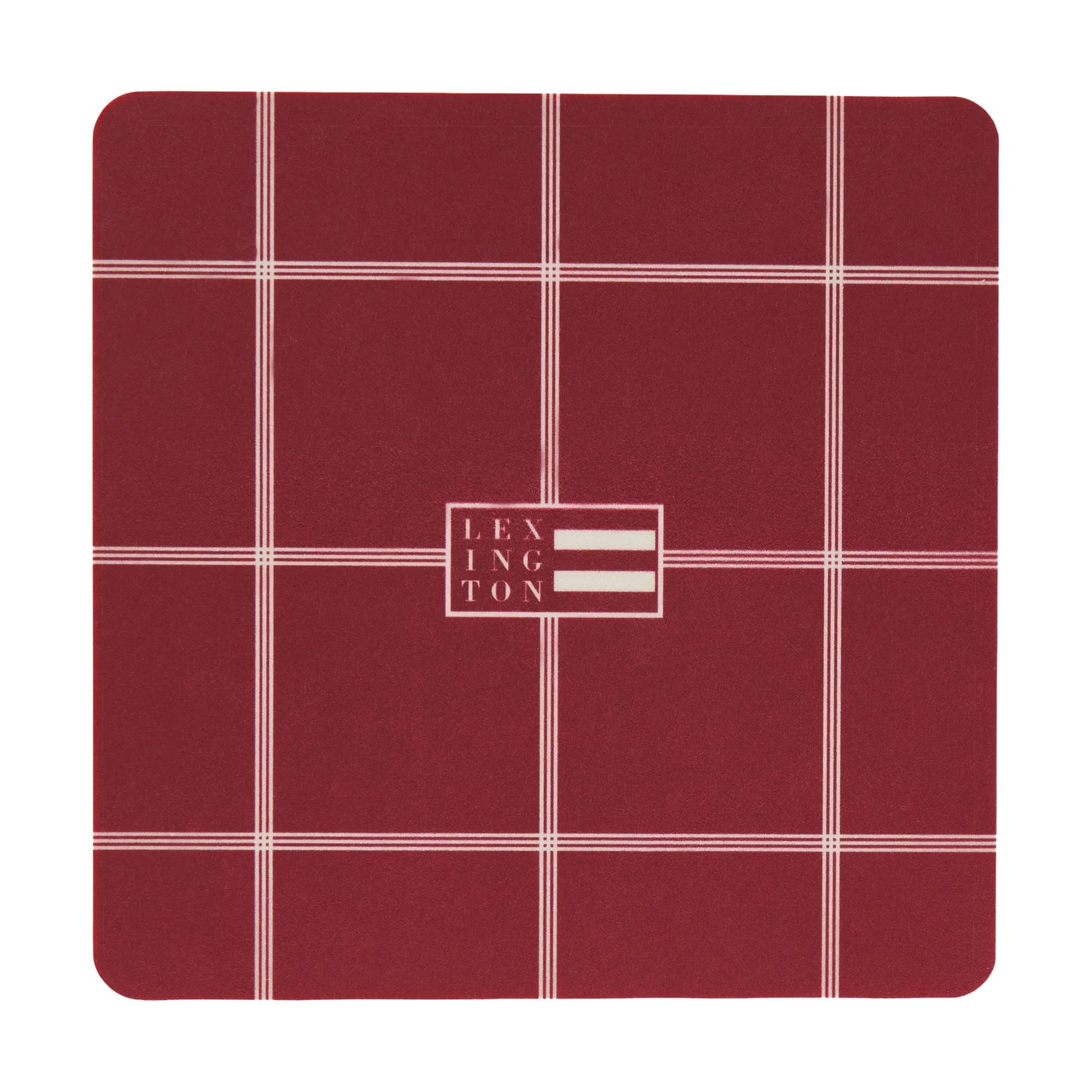 Lexington laminated coasters, Red-light beige, 9x9 cm, 4-pack Lexington