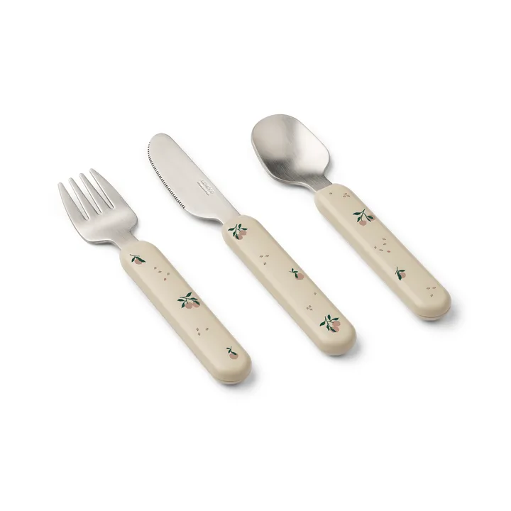 Adriana cutlery set - Peach-Sea shell - Liewood