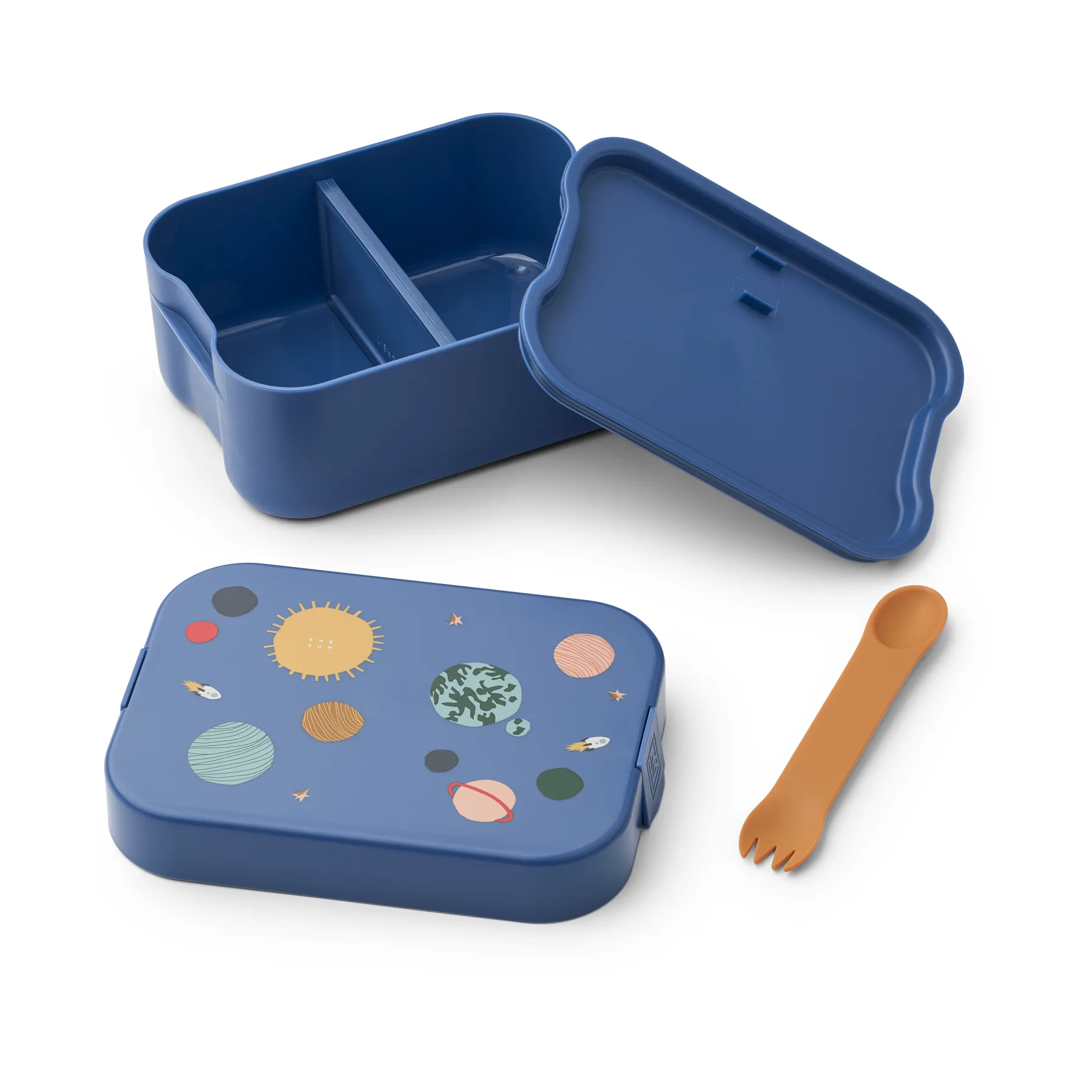 Chelsey printed lunchbox set 2 pieces, Universe-Classic navy Liewood