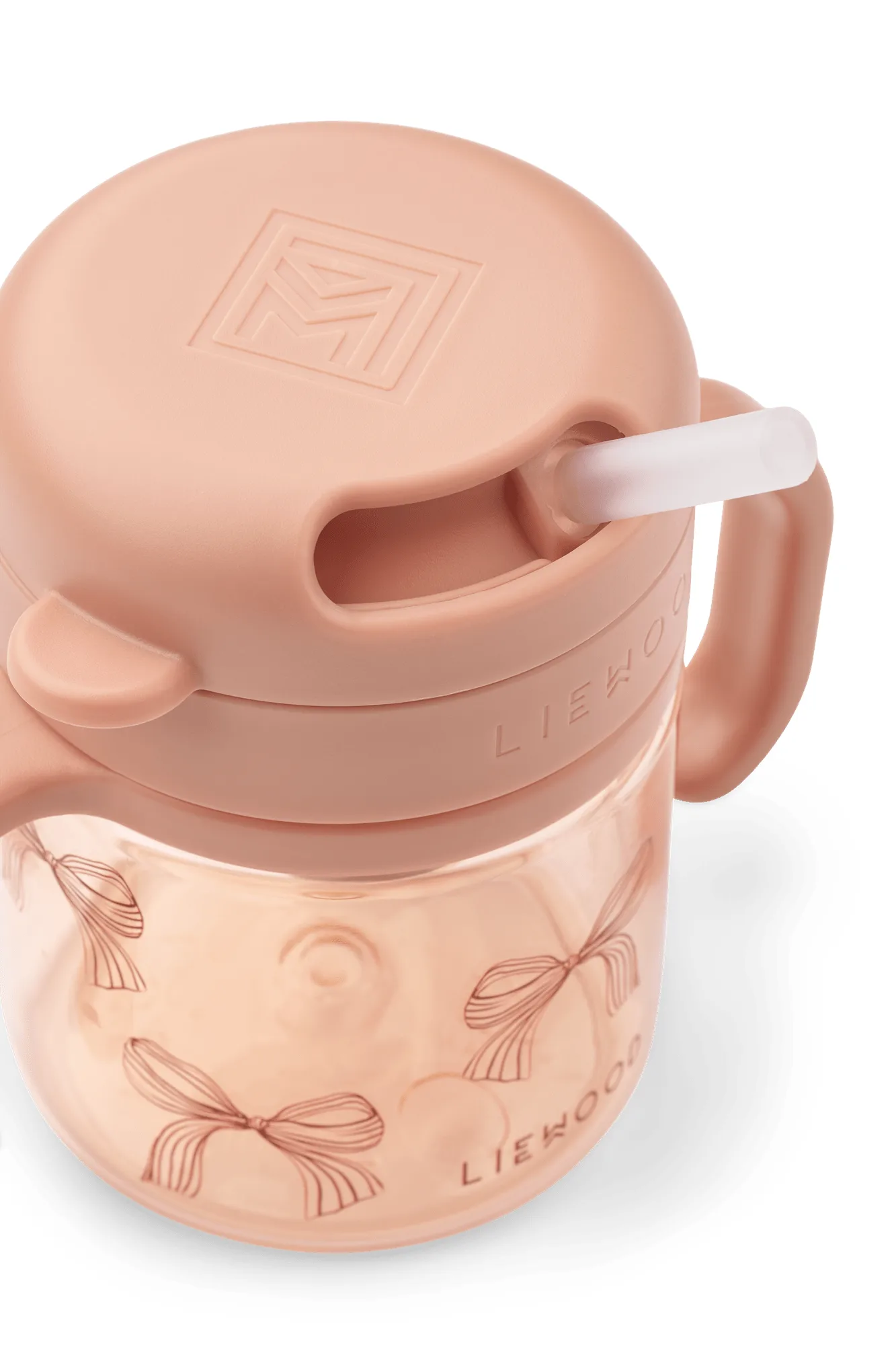 Kai Tritan sippy cup with straw, Bows-Pale Tuscany Liewood