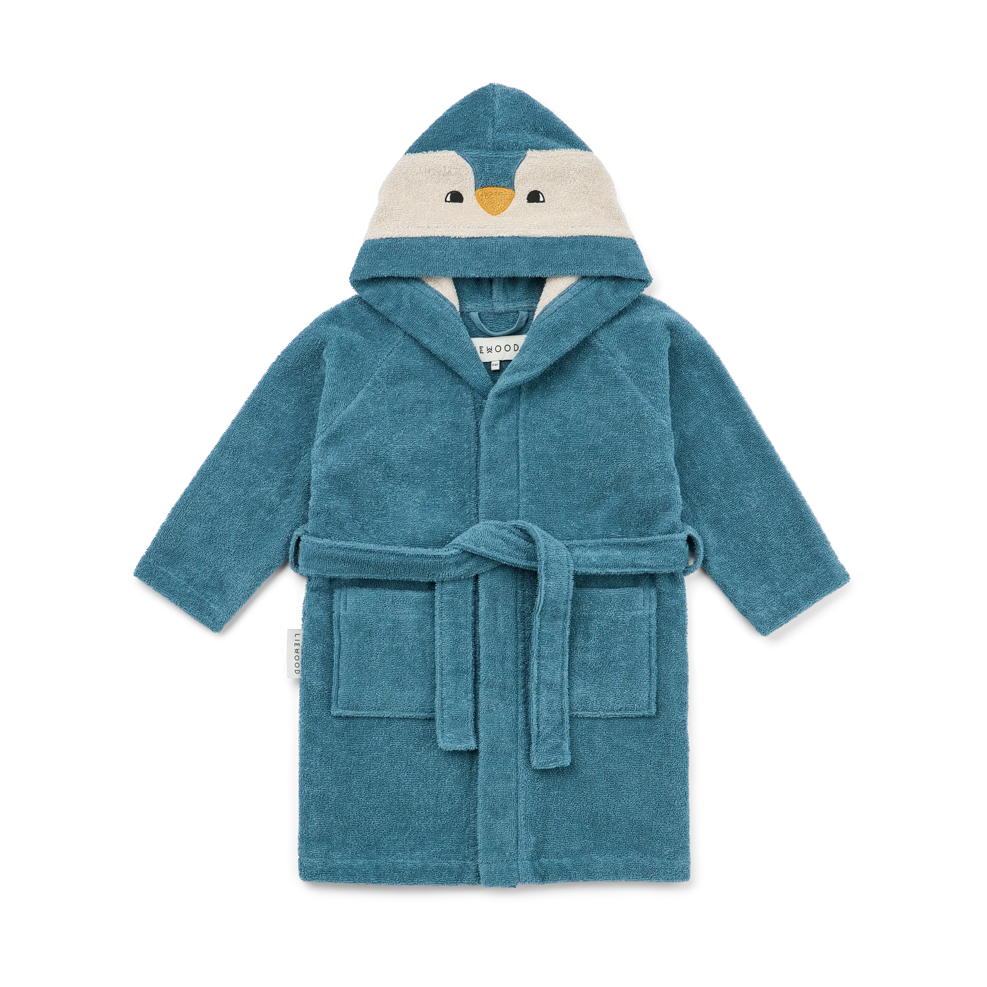 Lily bathrobe, Penguin oceanview mix, 1-2 years Liewood