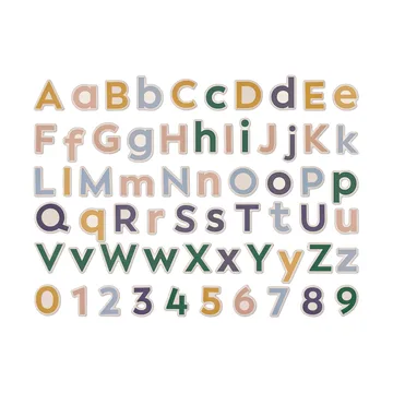 Vento Alphanumeric magnets - Sandy Multi Mix - Liewood