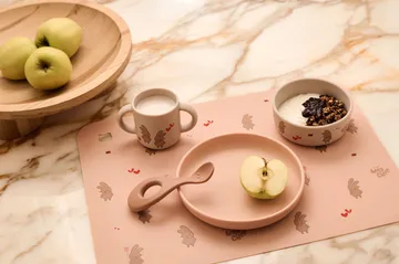 Vivi printed dinnerware set 4 pieces - Wild child/Rosey - Liewood