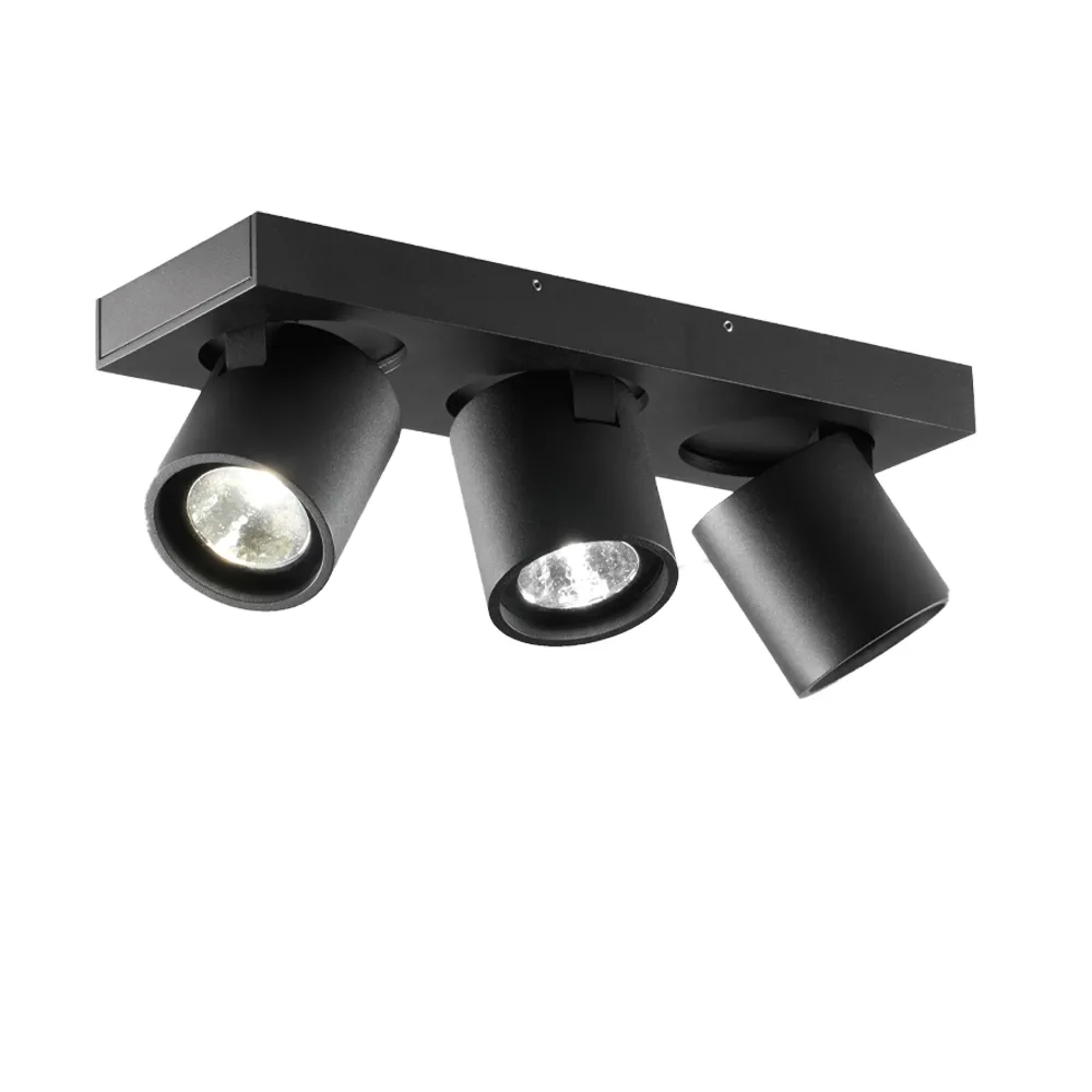 Focus 3 wall and ceiling lamp, Black Light-Point