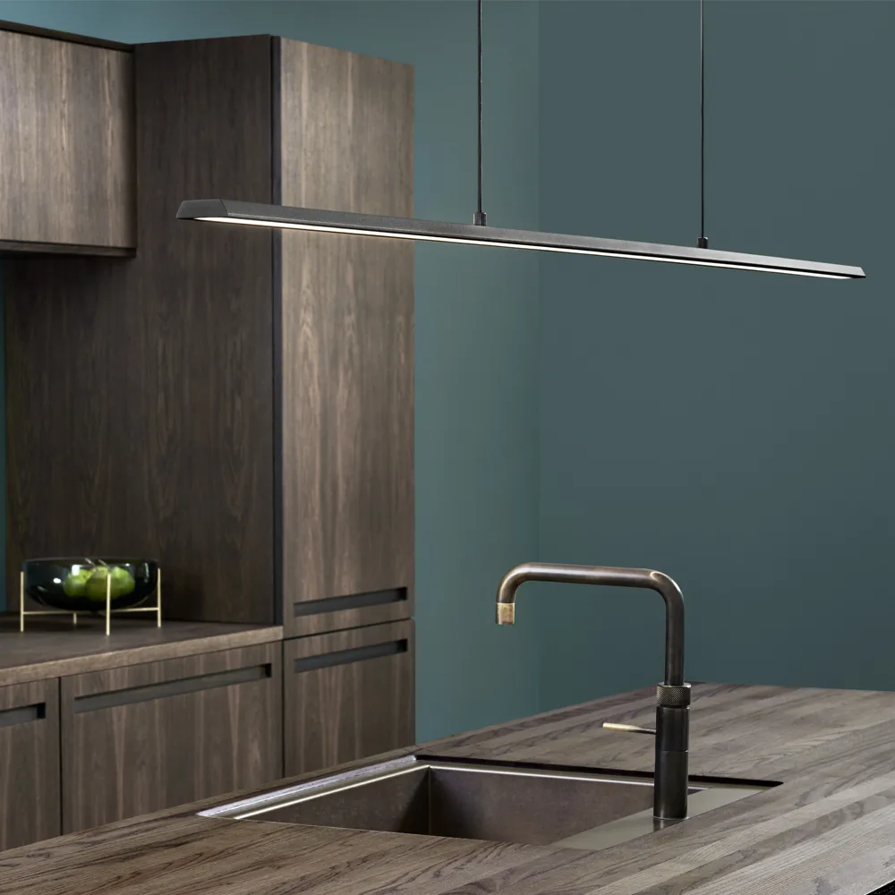 Slim S1200 pendant lamp, Black Light-Point